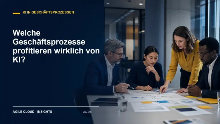 Titelmotiv zu Welche Geschäftsprozesse profitieren wirklich von KI?