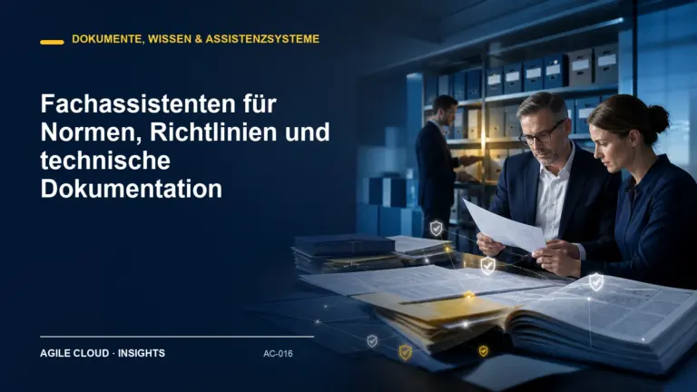 Titelmotiv zu Fachassistenten für Normen, Richtlinien und technische Dokumentation