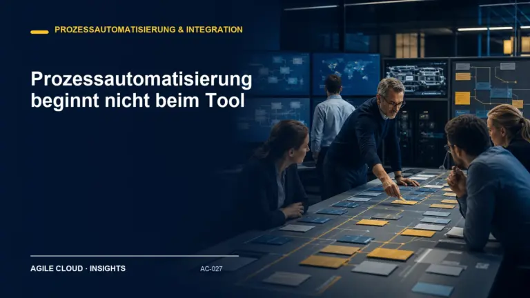 Titelmotiv zu Prozessautomatisierung beginnt nicht beim Tool