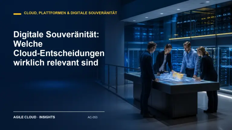 Titelmotiv zu Digitale Souveränität: Welche Cloud-Entscheidungen wirklich relevant sind