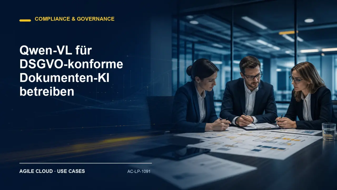 Prozessdarstellung zu Qwen-VL für DSGVO-konforme Dokumenten-KI betreiben
