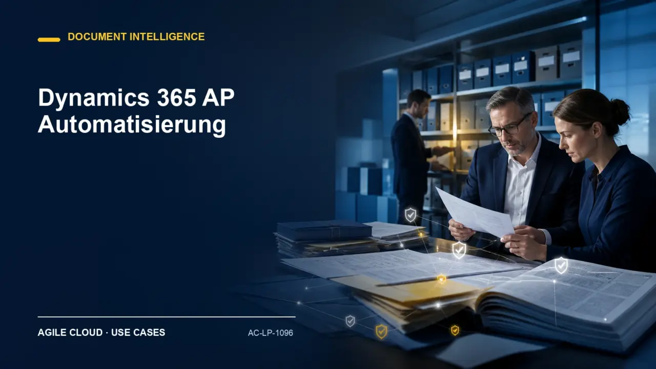 Prozessdarstellung zu Dynamics 365 AP Automatisierung