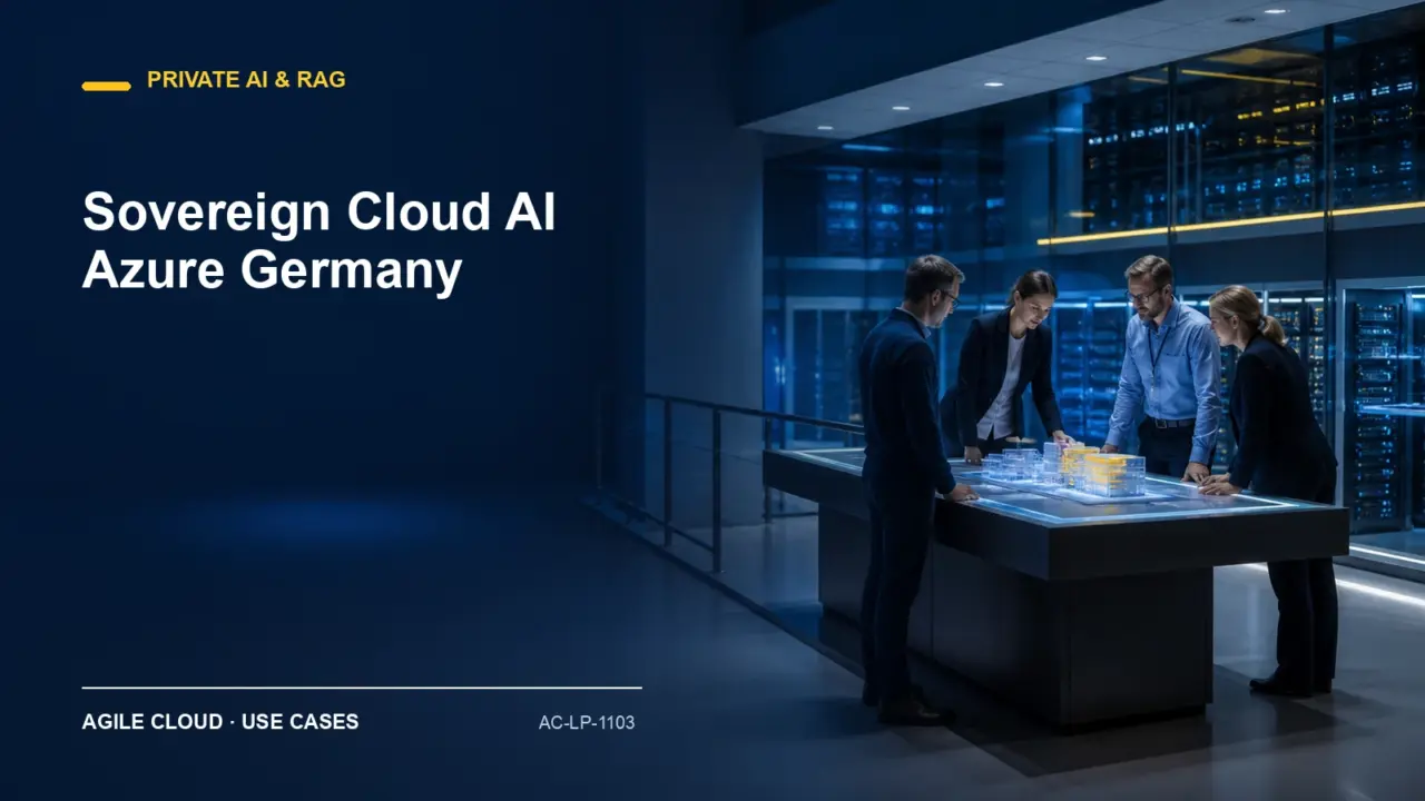 Prozessdarstellung zu Sovereign Cloud AI Azure Germany