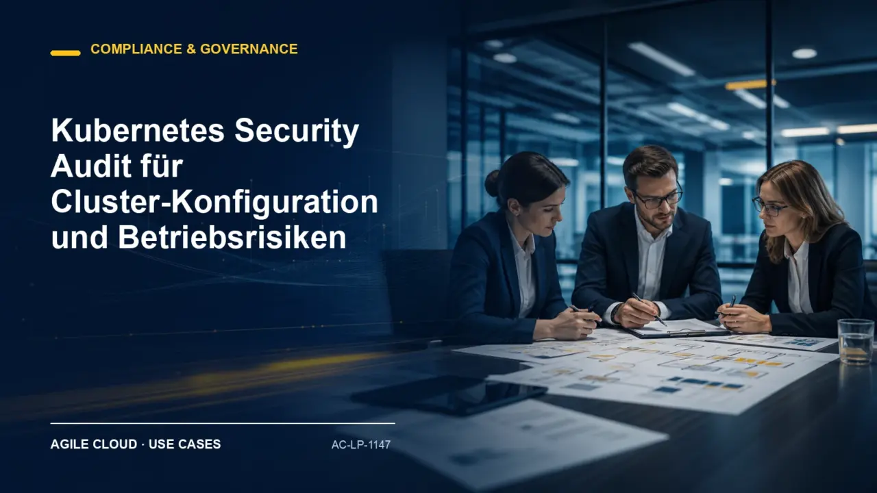Prozessdarstellung zu Kubernetes Security Audit für Cluster-Konfiguration und Betriebsrisiken