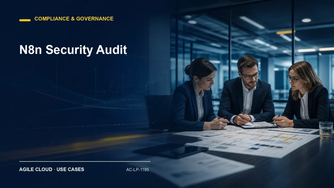 Prozessdarstellung zu N8n Security Audit