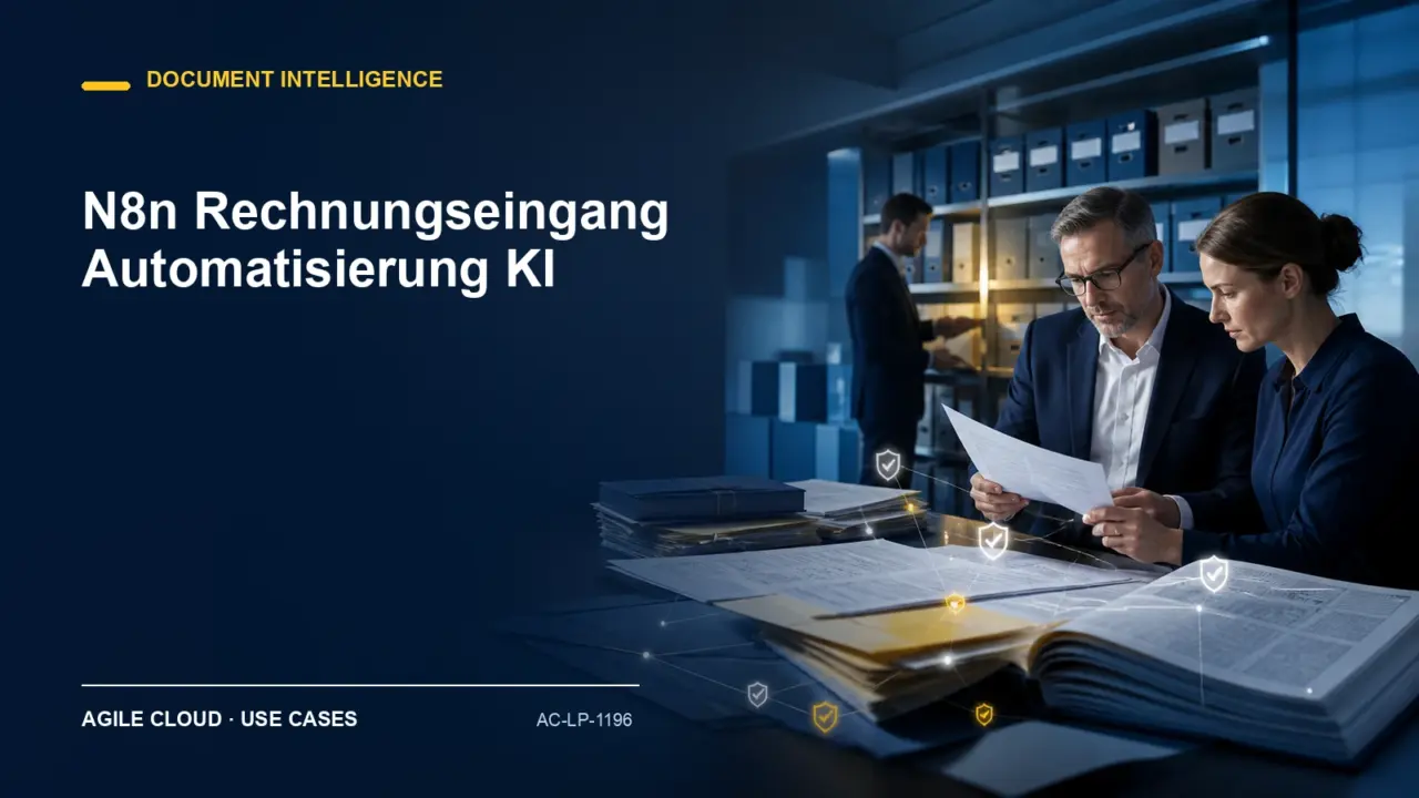 Prozessdarstellung zu N8n Rechnungseingang Automatisierung KI