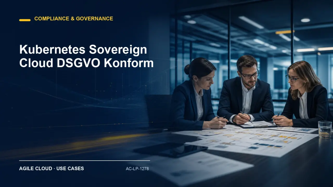 Prozessdarstellung zu Kubernetes Sovereign Cloud DSGVO Konform