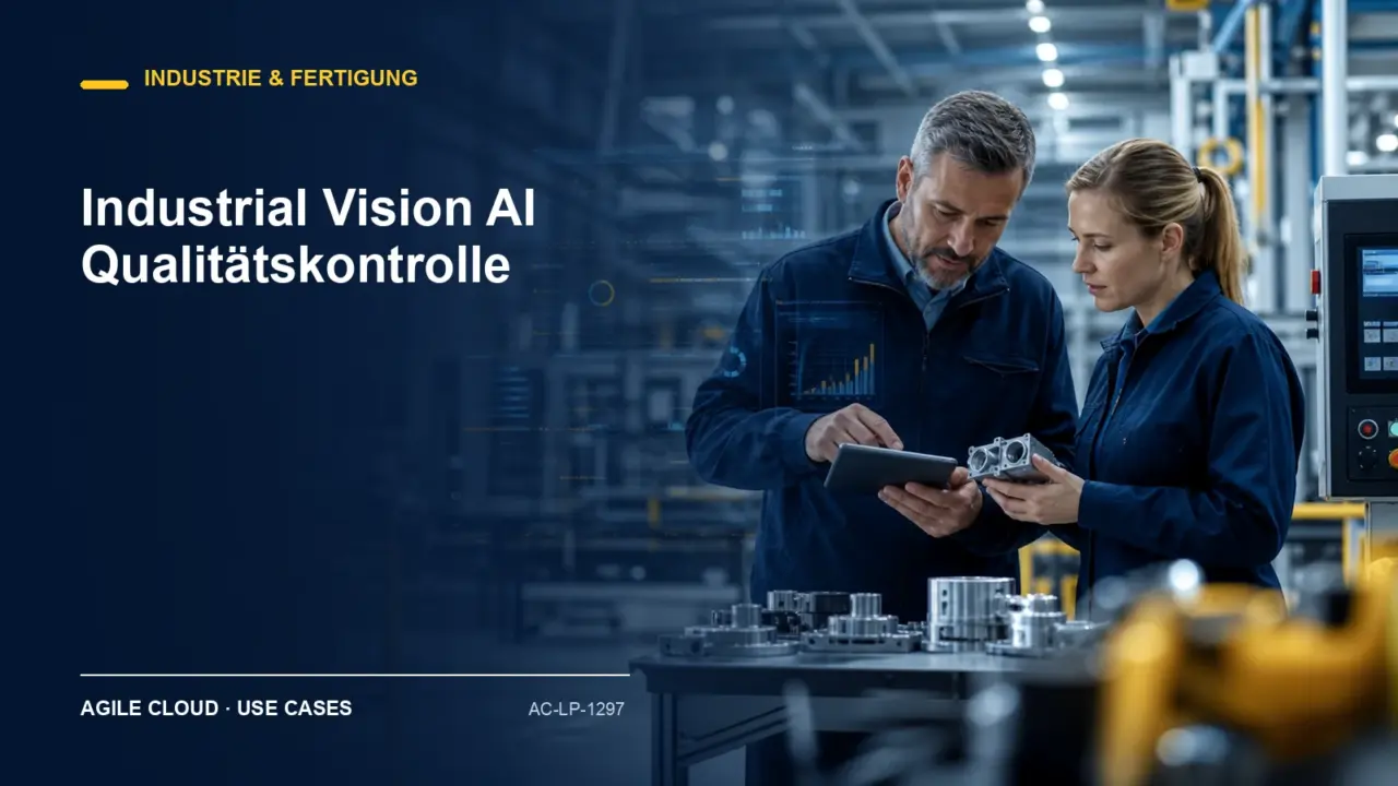 Prozessdarstellung zu Industrial Vision AI Qualitätskontrolle