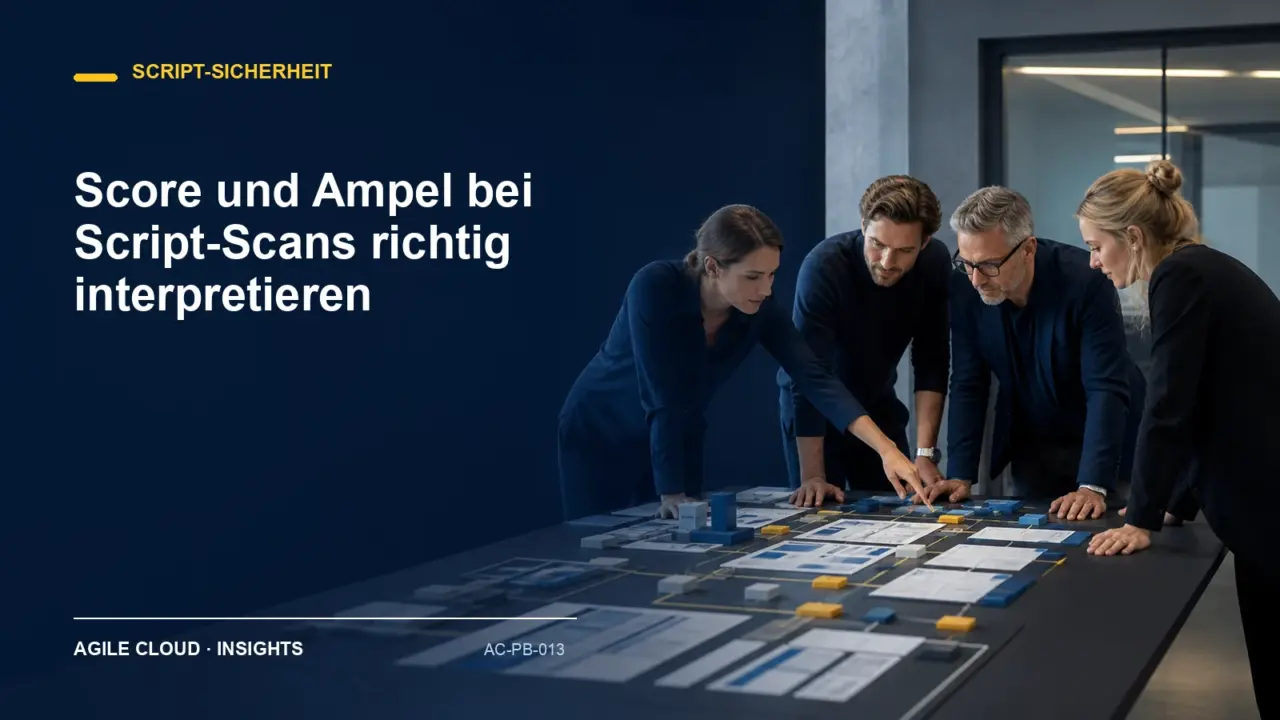 Titelmotiv zu Score und Ampel bei Script-Scans richtig interpretieren