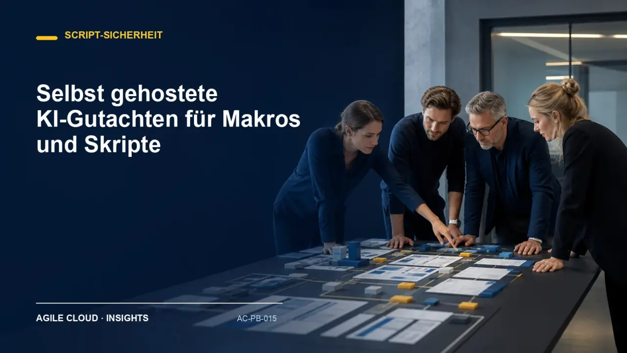 Titelmotiv zu Selbst gehostete KI-Gutachten für Makros und Skripte