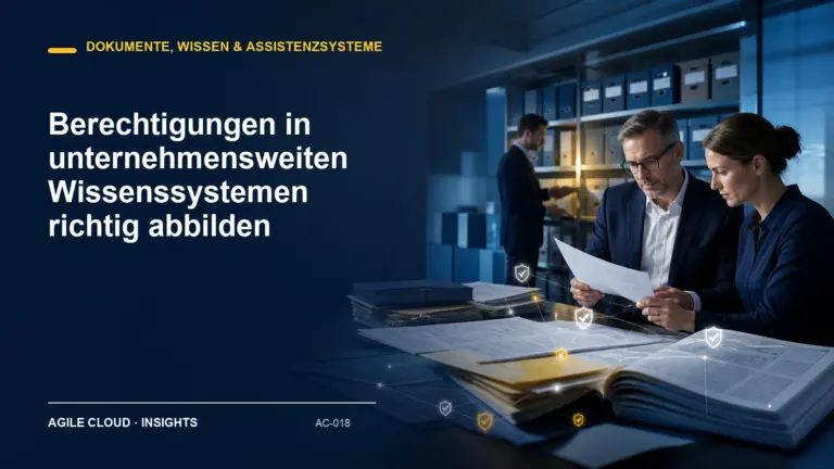 Titelmotiv zu Berechtigungen in unternehmensweiten Wissenssystemen richtig abbilden