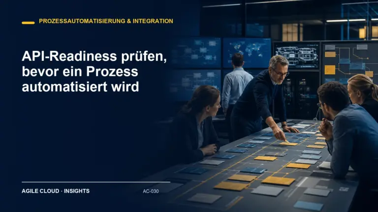 Titelmotiv zu API-Readiness prüfen, bevor ein Prozess automatisiert wird