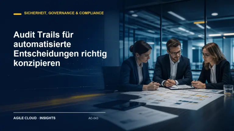 Titelmotiv zu Audit Trails für automatisierte Entscheidungen richtig konzipieren