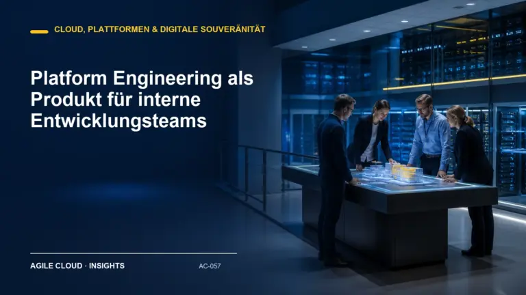 Titelmotiv zu Platform Engineering als Produkt für interne Entwicklungsteams