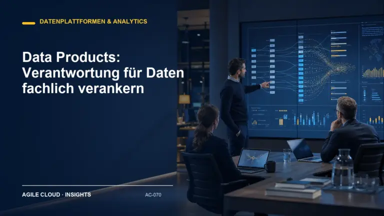 Titelmotiv zu Data Products: Verantwortung für Daten fachlich verankern