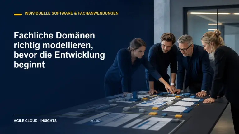 Titelmotiv zu Fachliche Domänen richtig modellieren, bevor die Entwicklung beginnt
