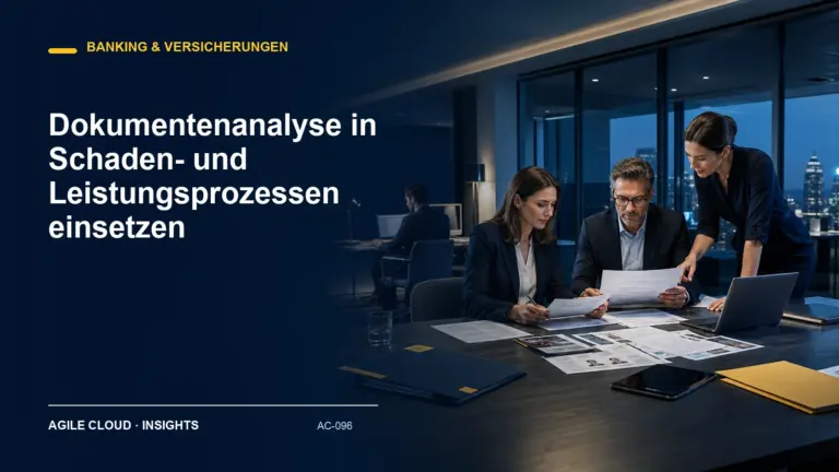 Titelmotiv zu Dokumentenanalyse in Schaden- und Leistungsprozessen einsetzen