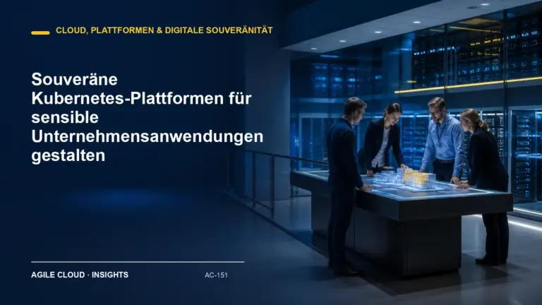 Titelmotiv zu Souveräne Kubernetes-Plattformen für sensible Unternehmensanwendungen gestalten