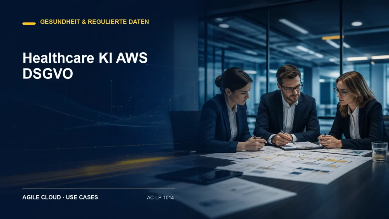 Prozessdarstellung zu Healthcare KI AWS DSGVO