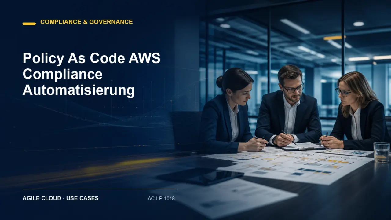Prozessdarstellung zu Policy As Code AWS Compliance Automatisierung