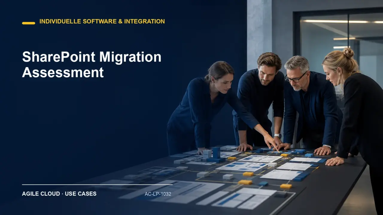 Prozessdarstellung zu SharePoint Migration Assessment