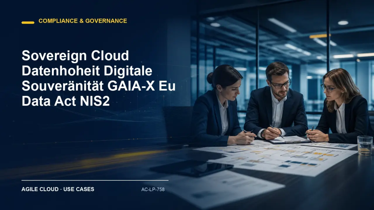 Prozessdarstellung zu Sovereign Cloud Datenhoheit Digitale Souveränität GAIA-X Eu Data Act NIS2