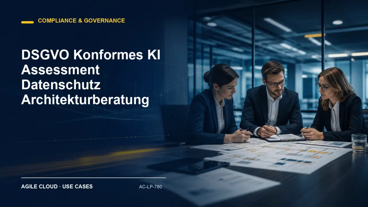 Prozessdarstellung zu DSGVO Konformes KI Assessment Datenschutz Architekturberatung