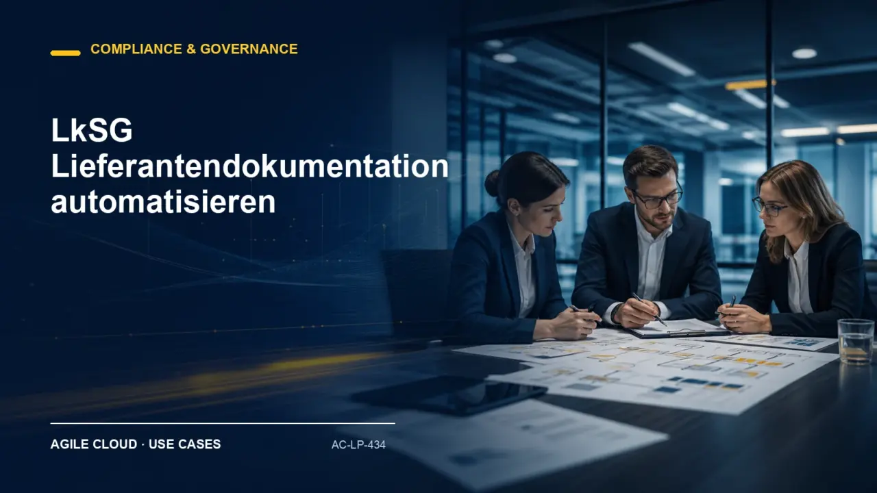 Prozessdarstellung zu LkSG Lieferantendokumentation automatisieren