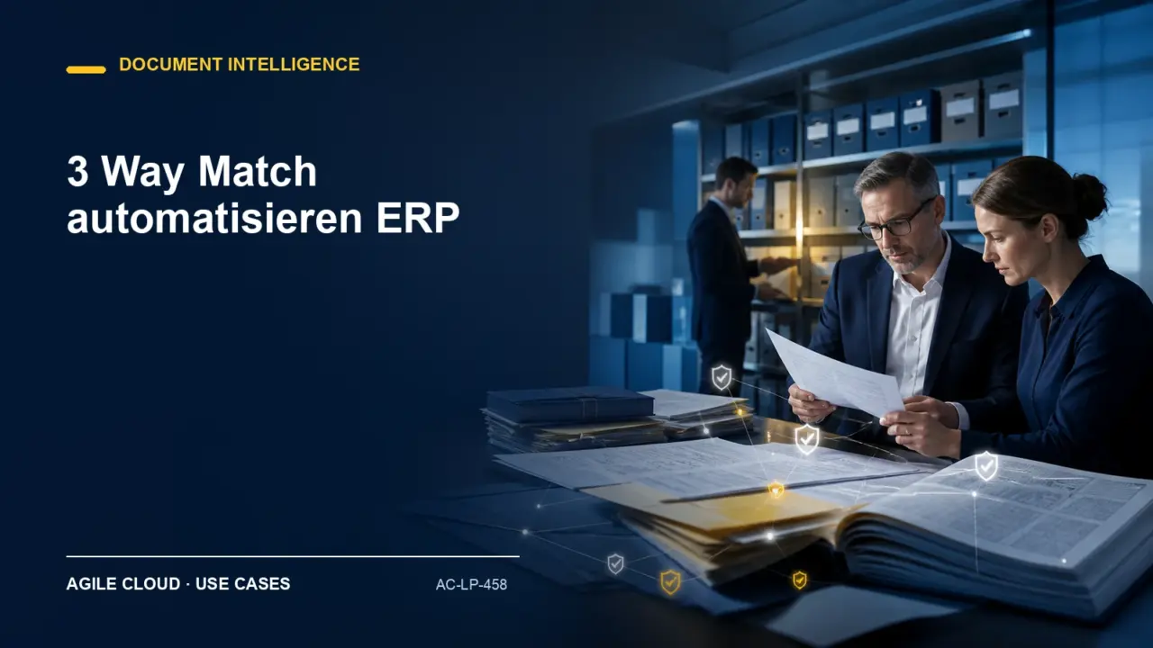 Prozessdarstellung zu 3 Way Match automatisieren ERP