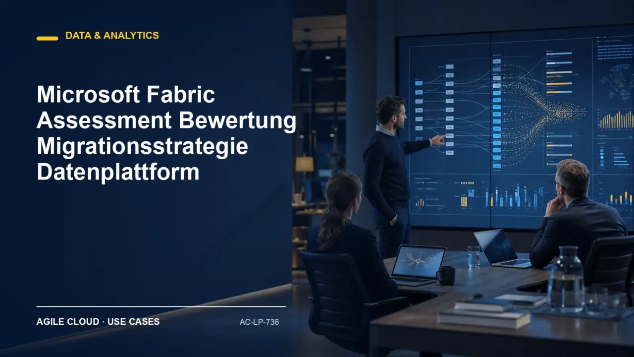 Prozessdarstellung zu Microsoft Fabric Assessment Bewertung Migrationsstrategie Datenplattform