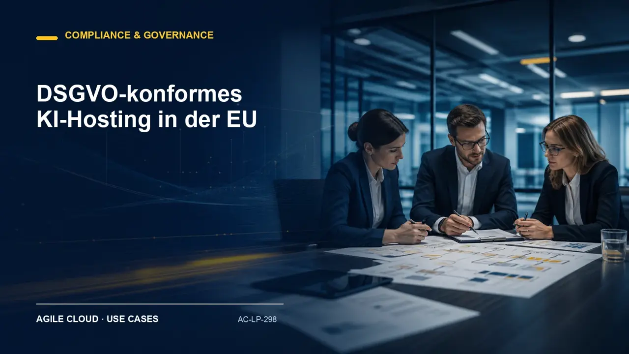 Prozessdarstellung zu DSGVO-konformes KI-Hosting in der EU