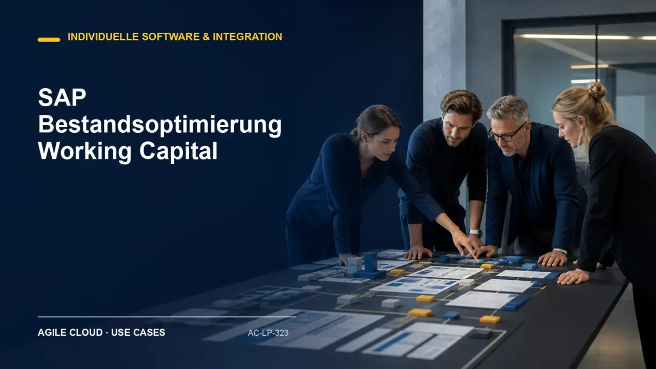 Prozessdarstellung zu SAP Bestandsoptimierung Working Capital