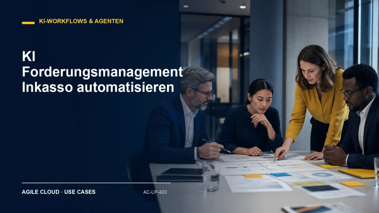 Prozessdarstellung zu KI Forderungsmanagement Inkasso automatisieren
